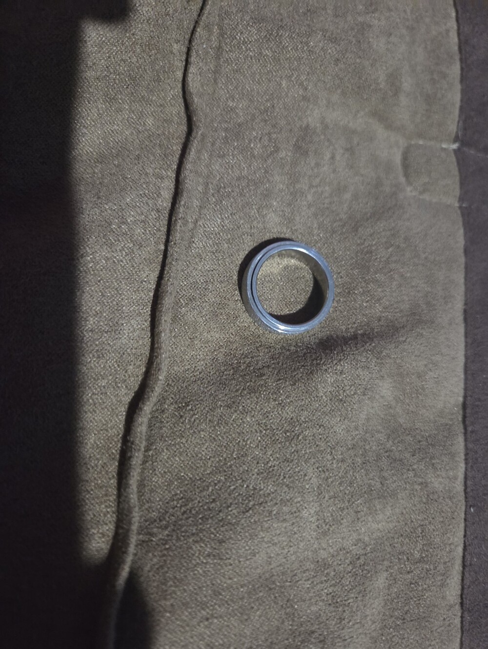 Just Breathe" Silver Glitter Ring – New*